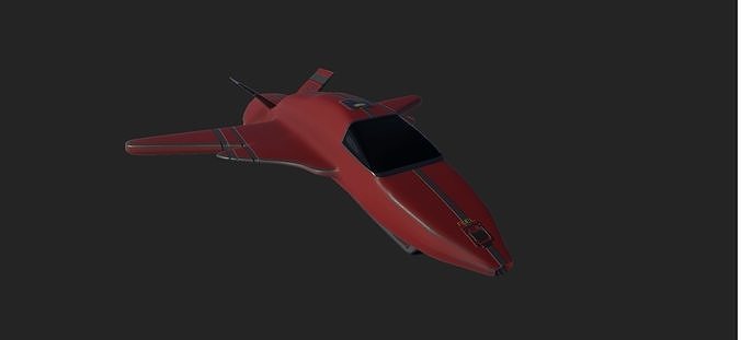 Hornet Space Fighter Free 3D model