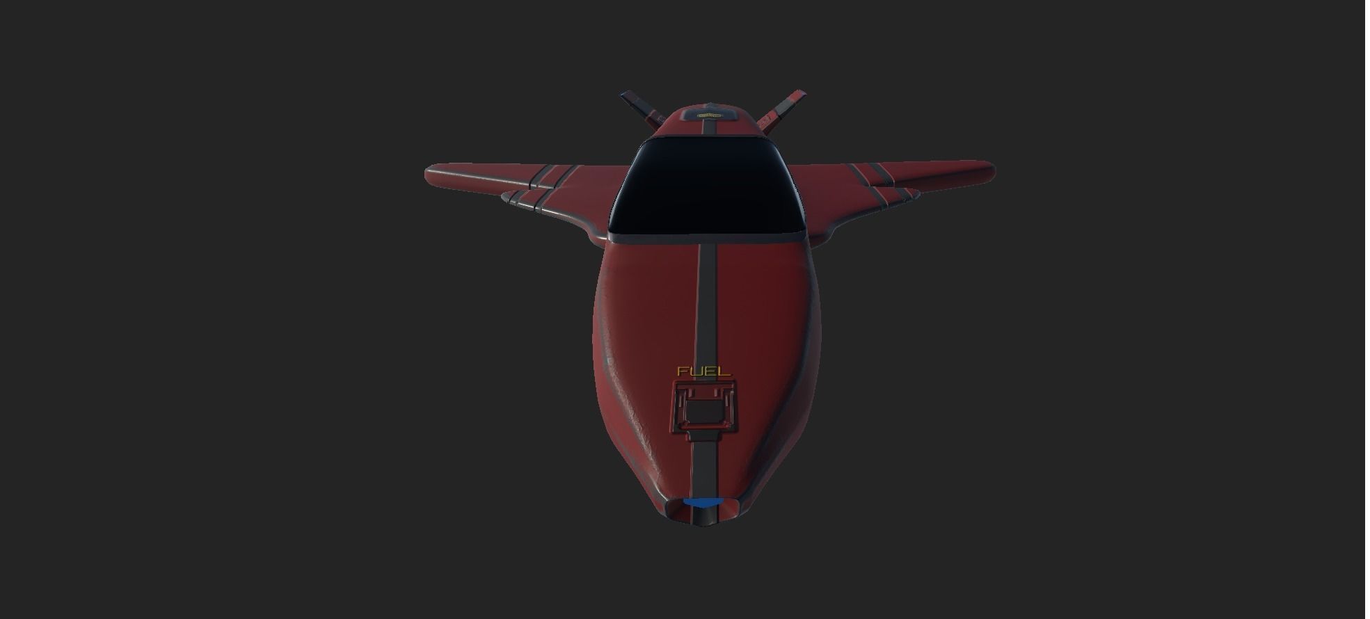 Hornet Space Fighter Free 3D model_1