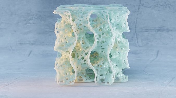 Gyroid Minimal Surface Variant 1 3D print model
