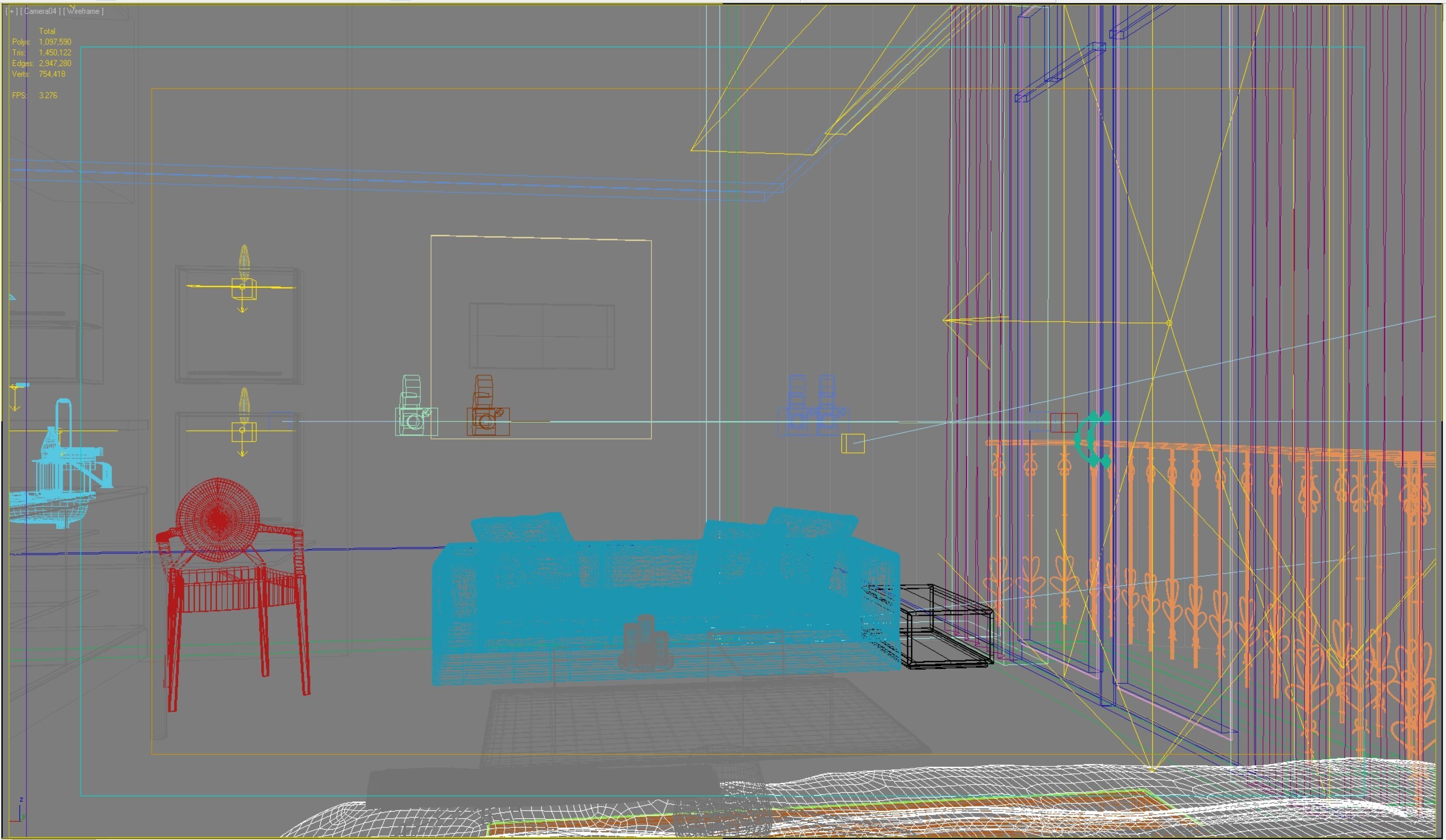 Suite Bed Room 3D model_7