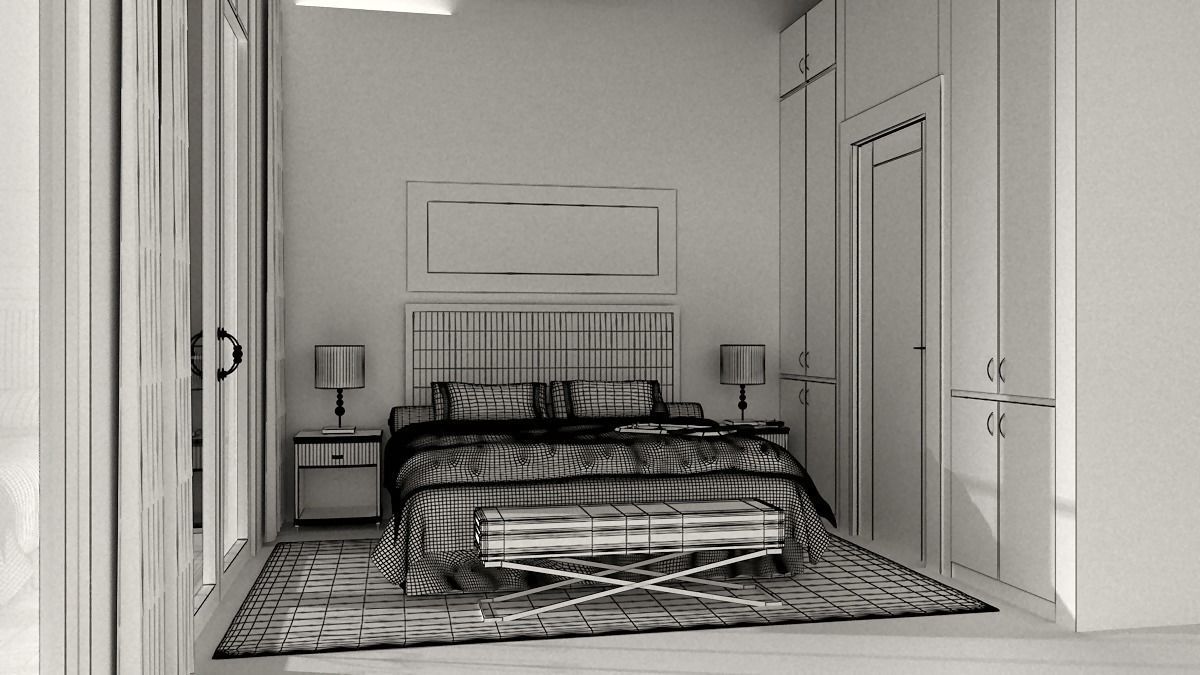 Suite Bed Room 3D model_3
