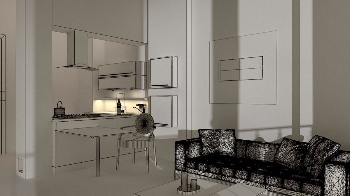 Suite Bed Room 3D model_5