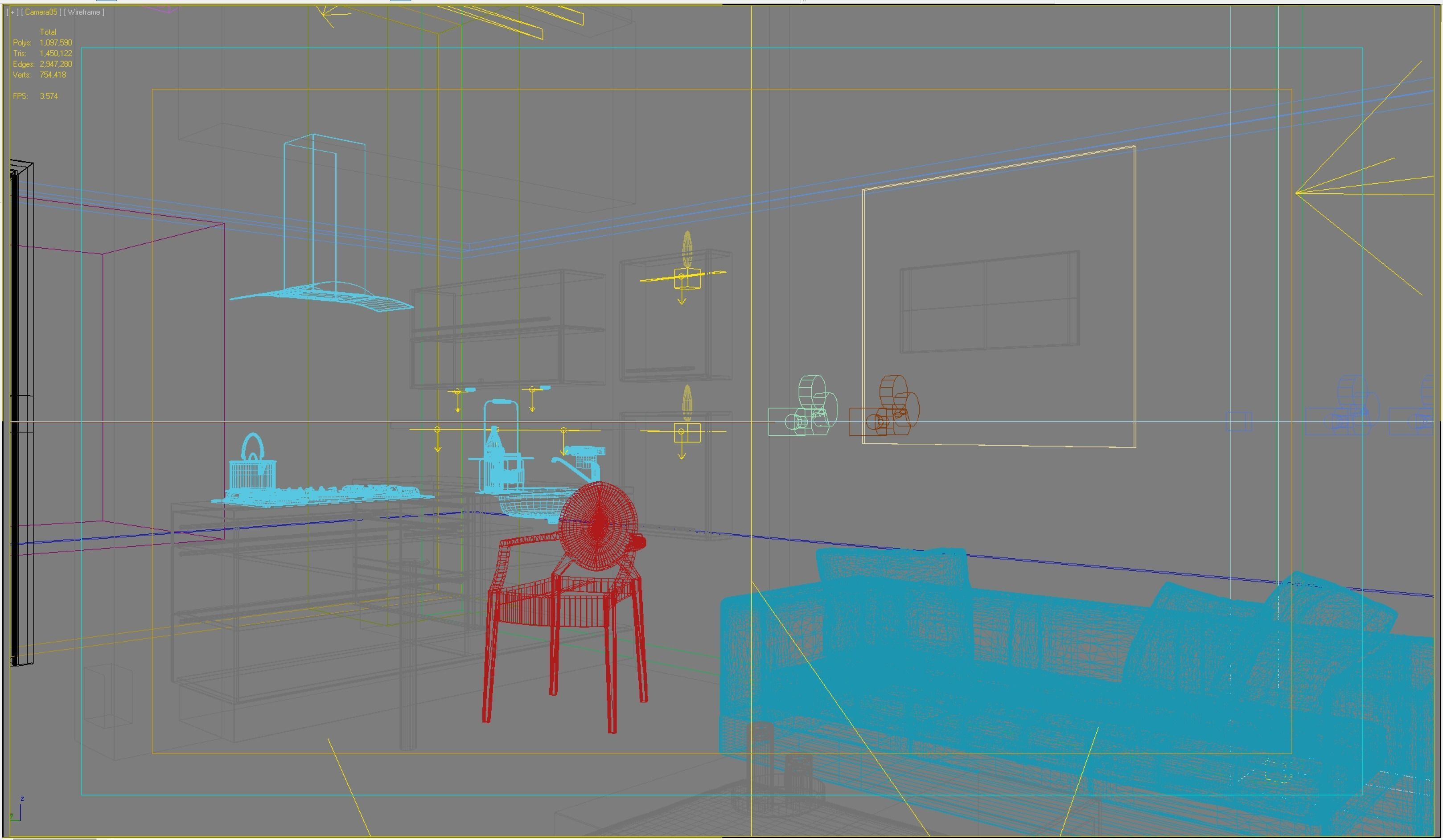 Suite Bed Room 3D model_9