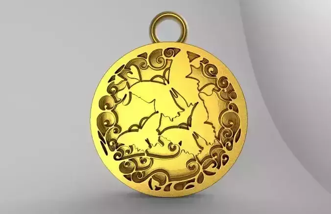 Butterfly pendant 