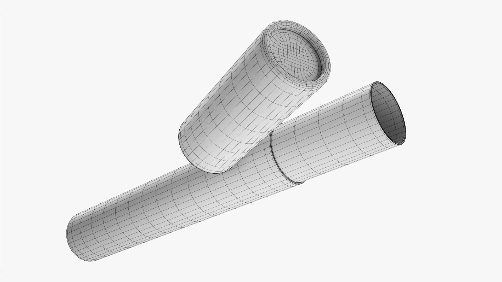 Scroll holder tube 3D model_6