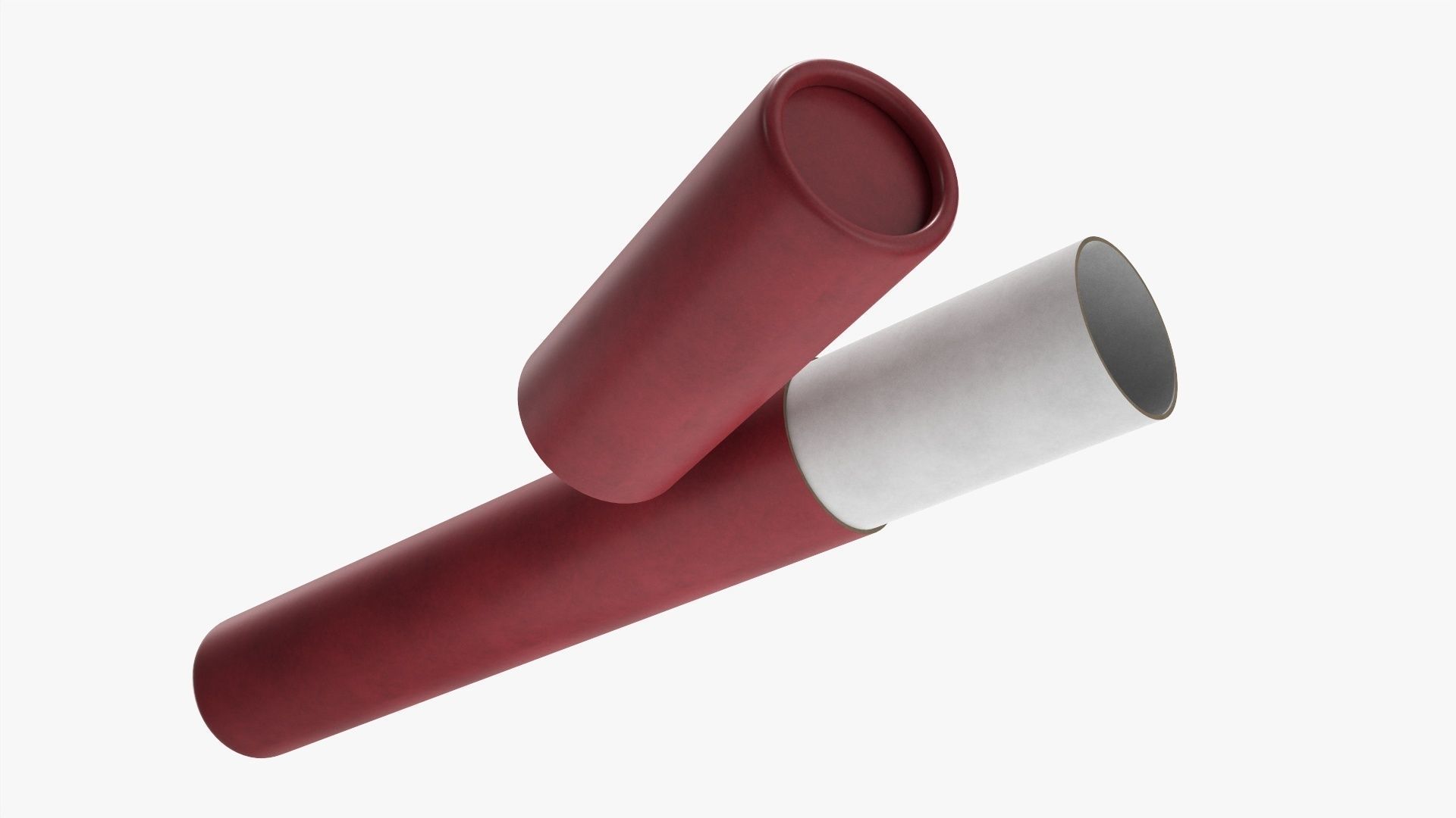 Scroll holder tube 3D model_2