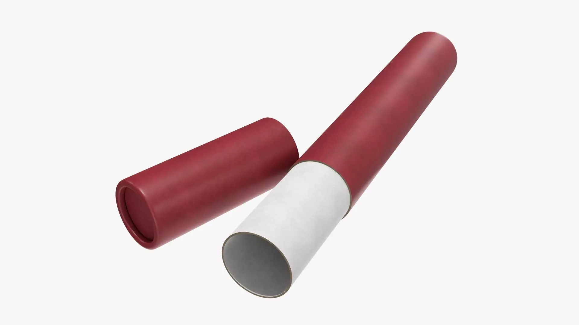 Scroll holder tube 3D model_0