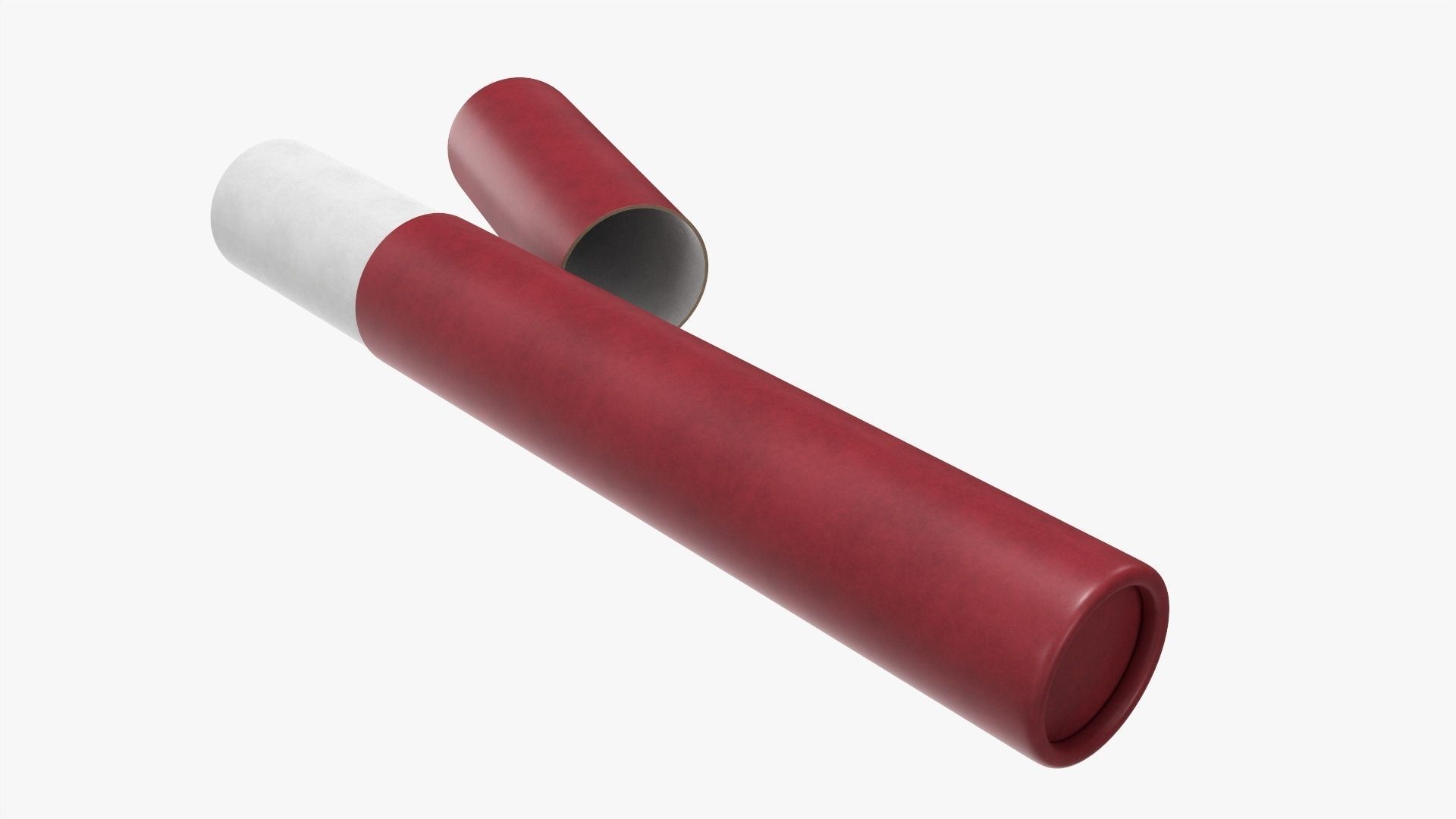 Scroll holder tube 3D model_1