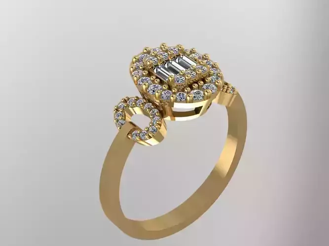 Ring jewelry 3D print model 3D print model 2021 3D print model