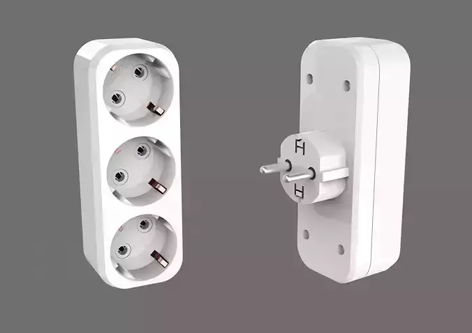 Makel Electricity outlet extender EU plug