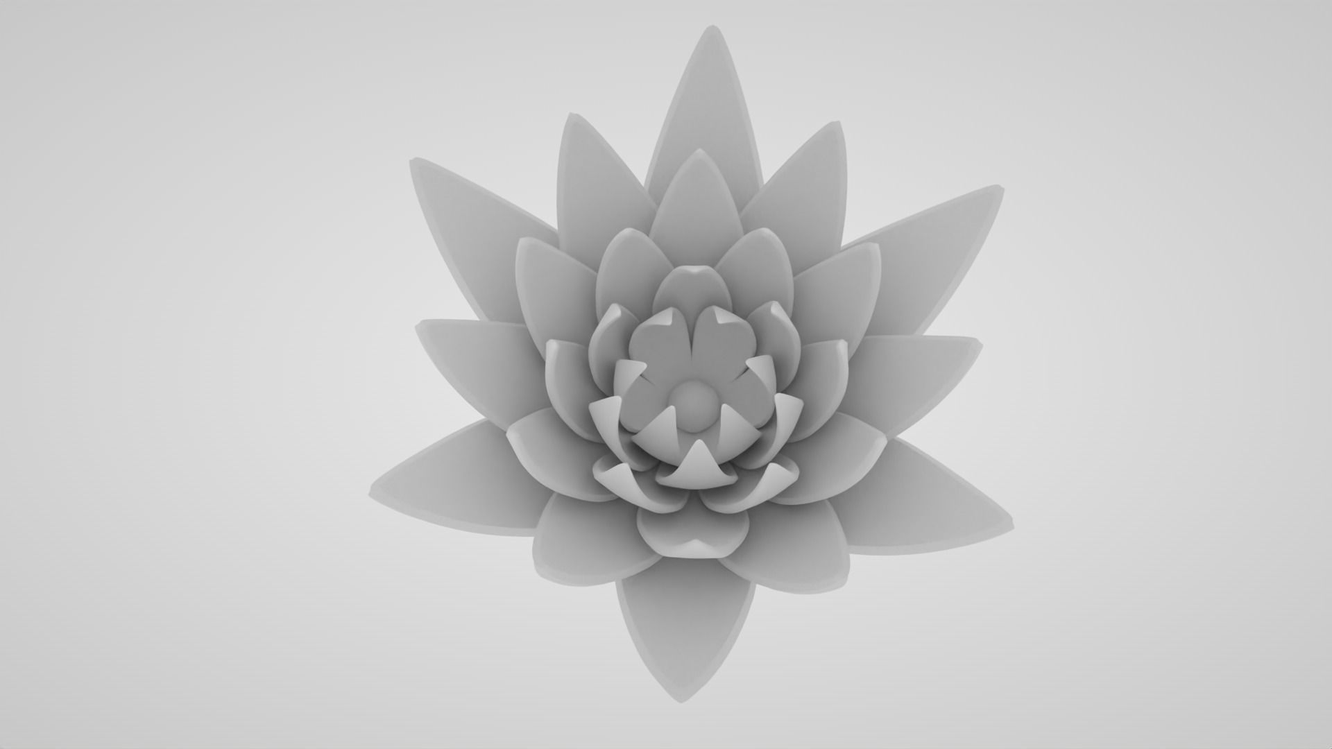 Flower 3D print model_3