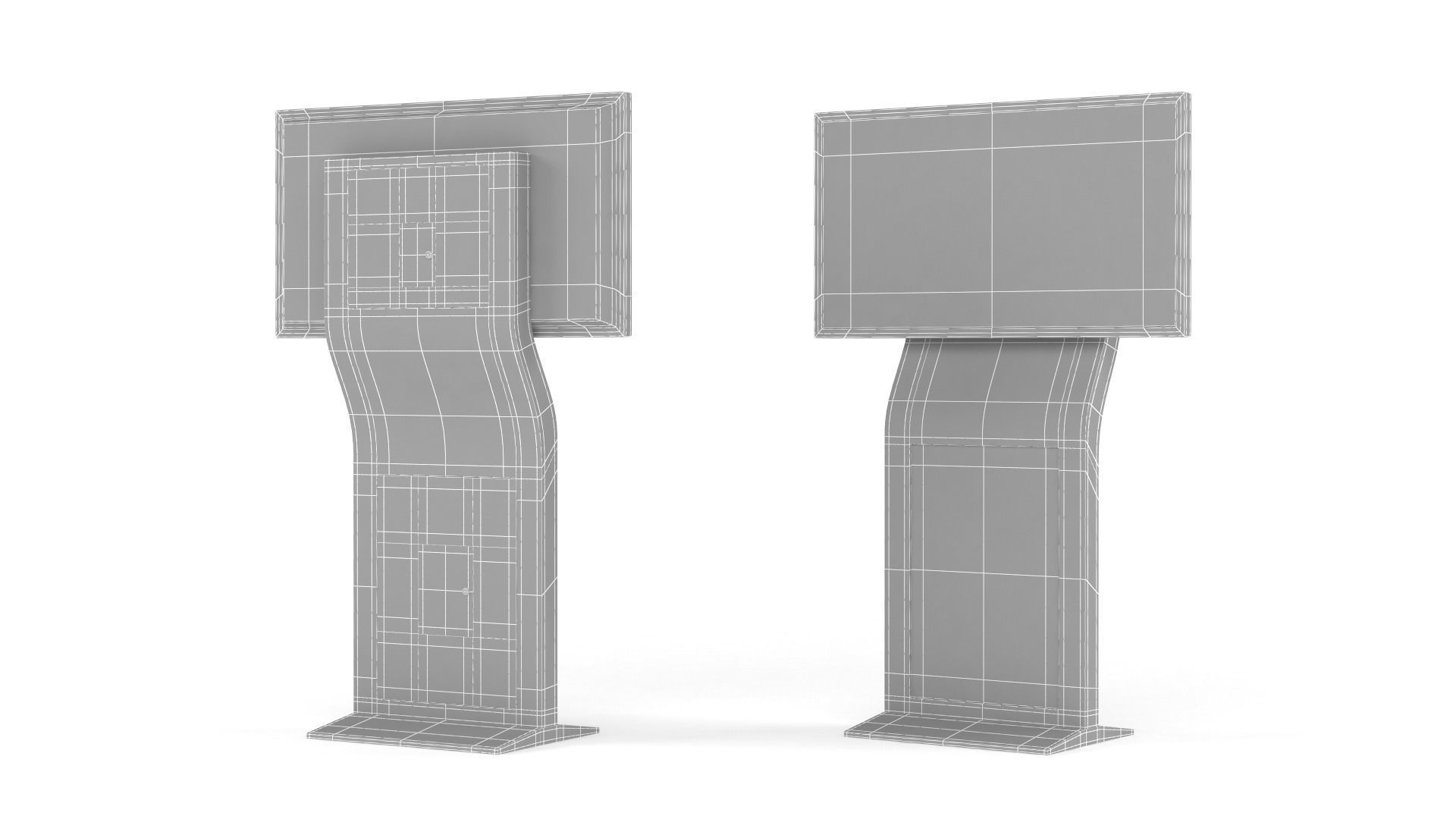Information Kiosk 3D model_6