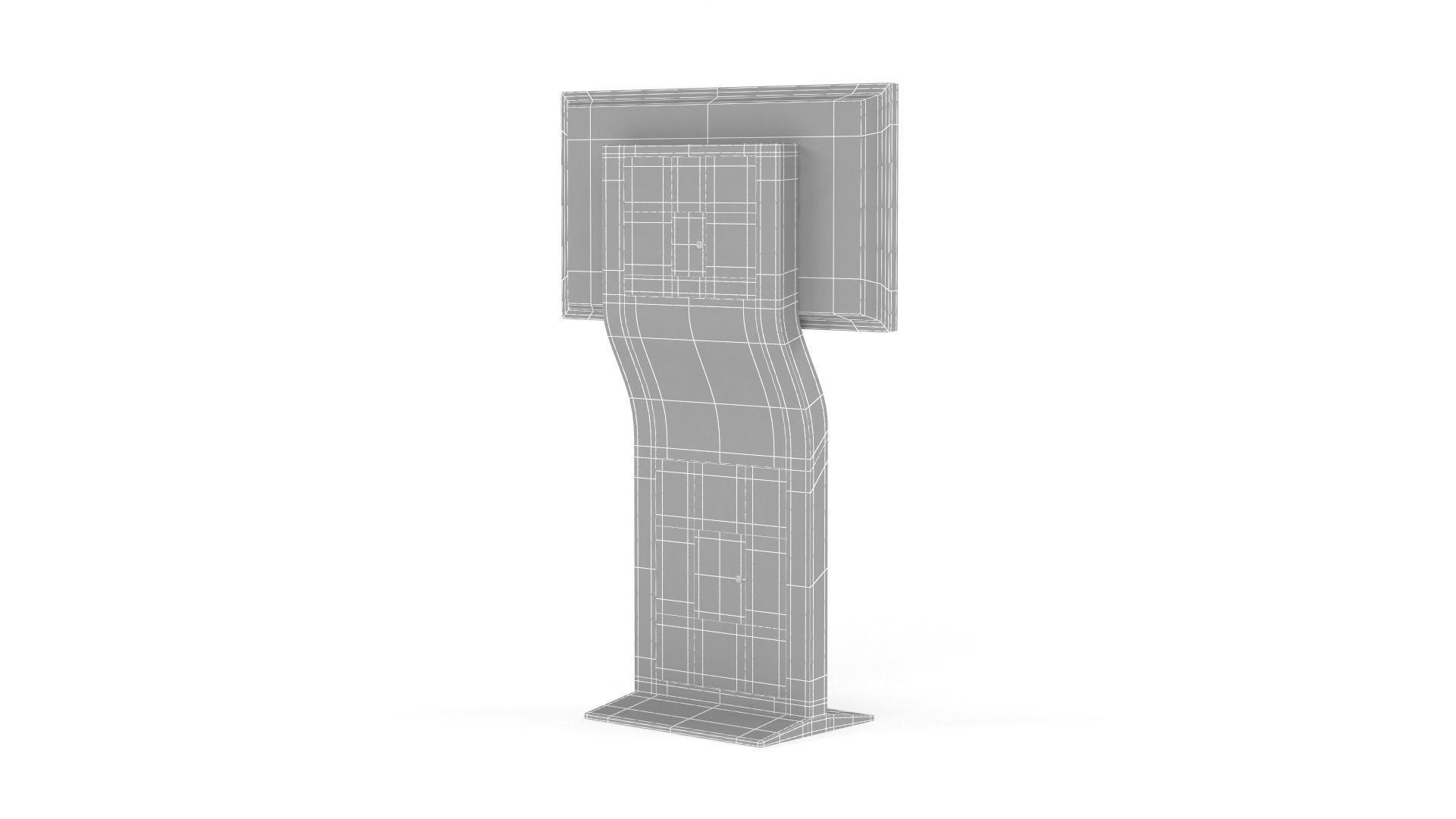 Information Kiosk 3D model_10