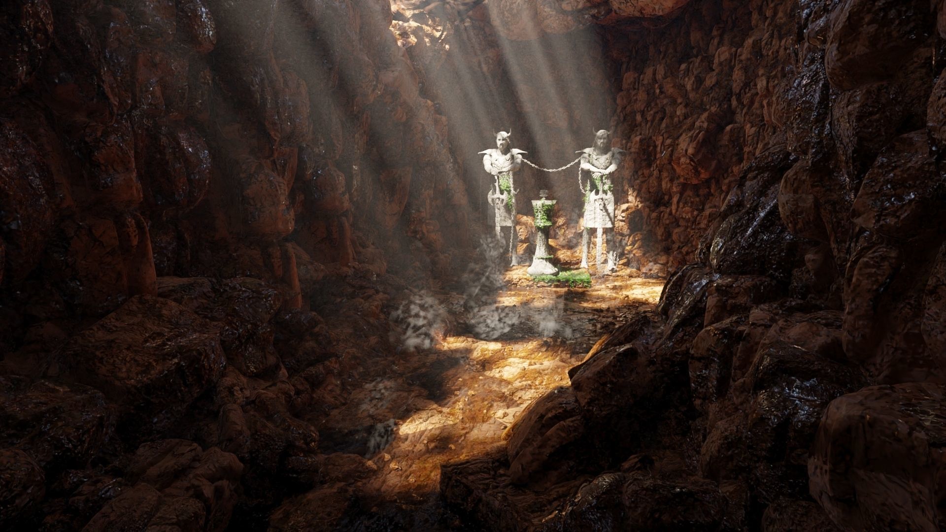 Guarded King Scene 3D model_1