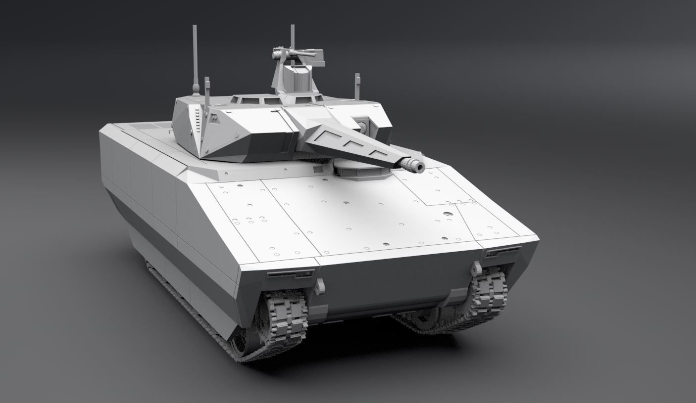 KF41 Lynx Scale model   3D print model_6