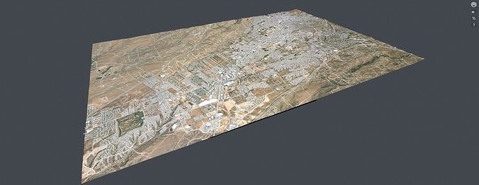Cityscape Santa Fe New Mexico USA 3D model 5