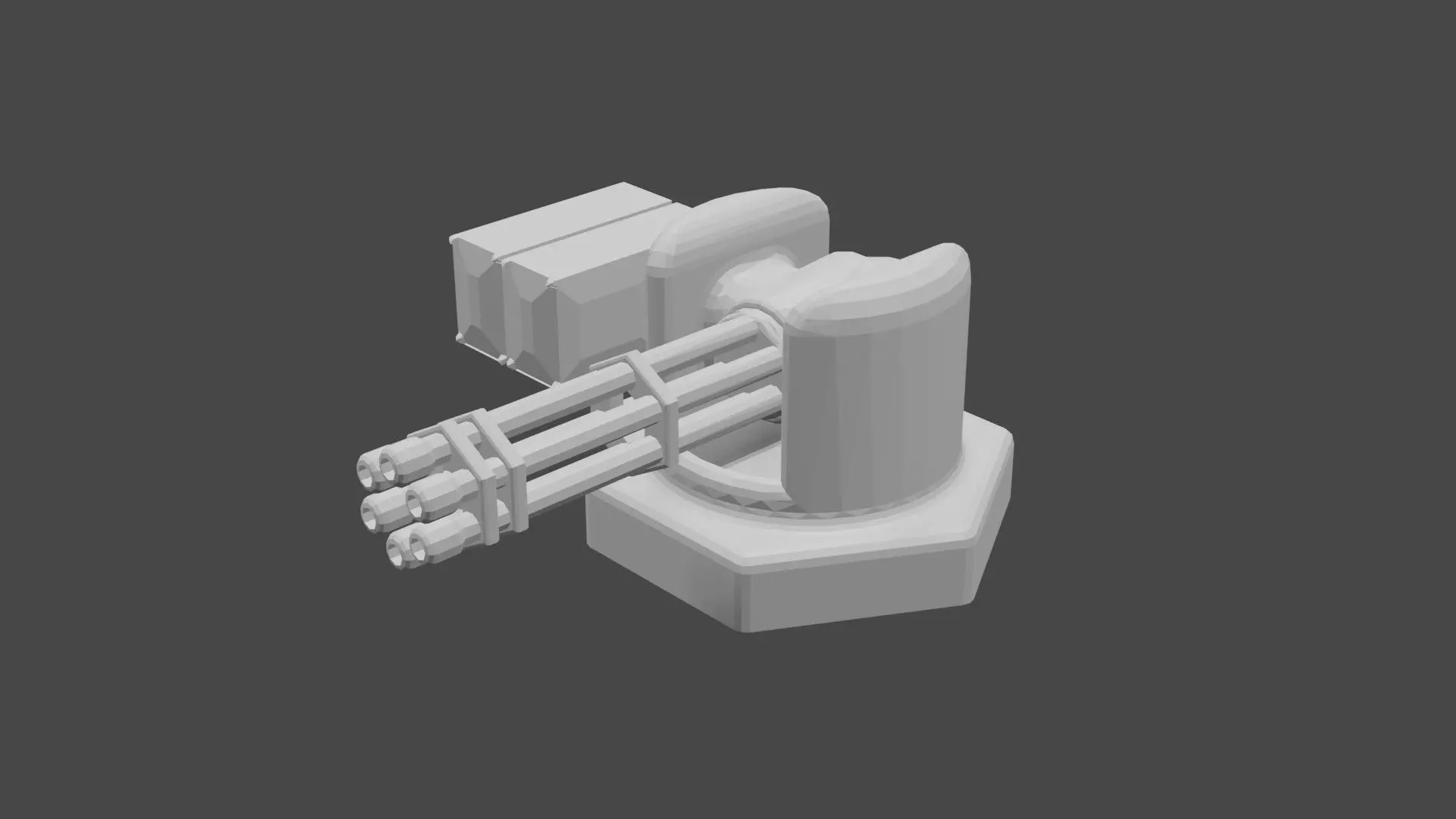 machine gun Free 3D model