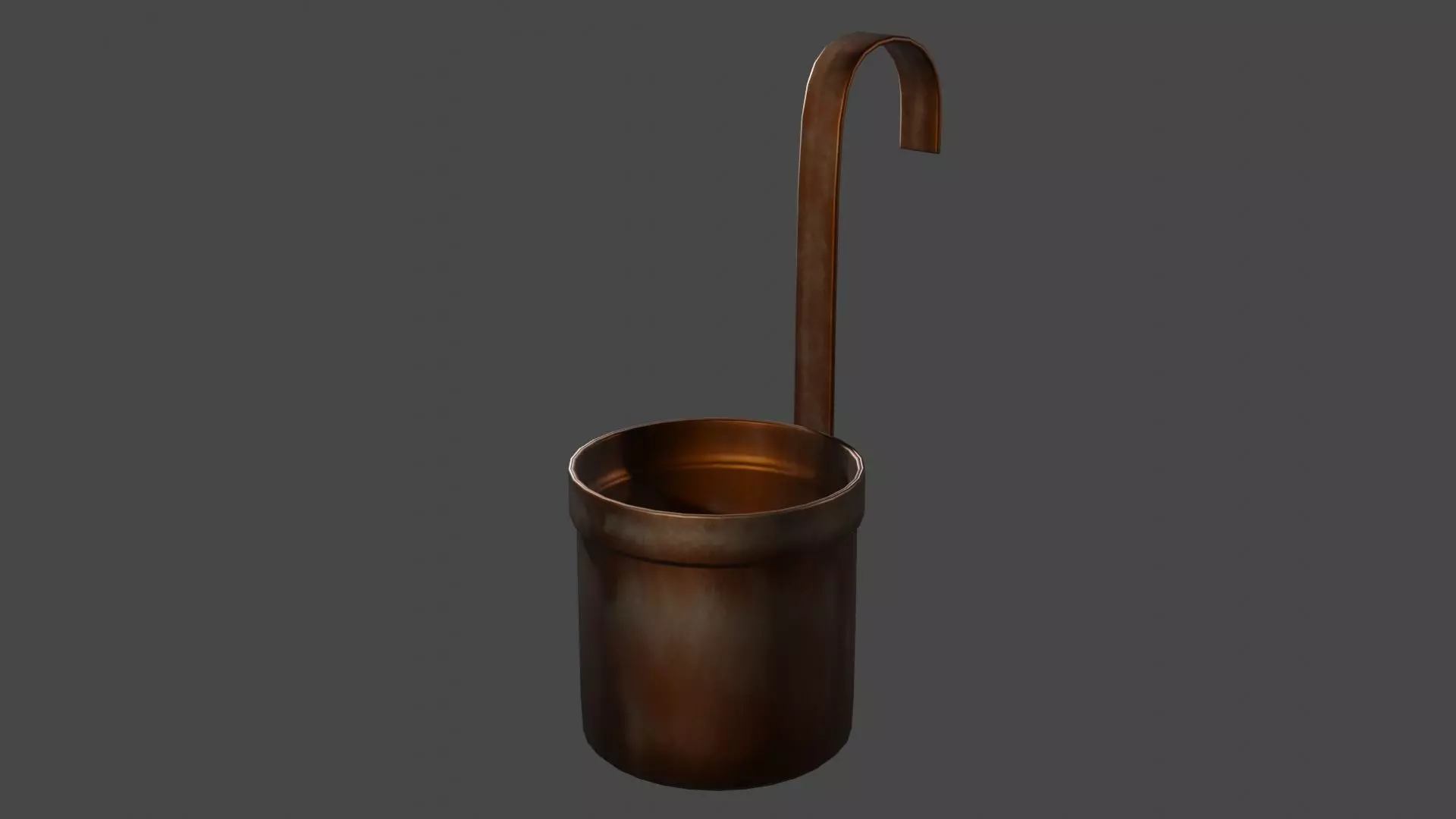 An Old Rusty Kerosene Dipper 3D model_0