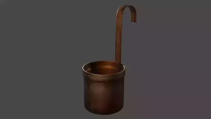 An Old Rusty Kerosene Dipper