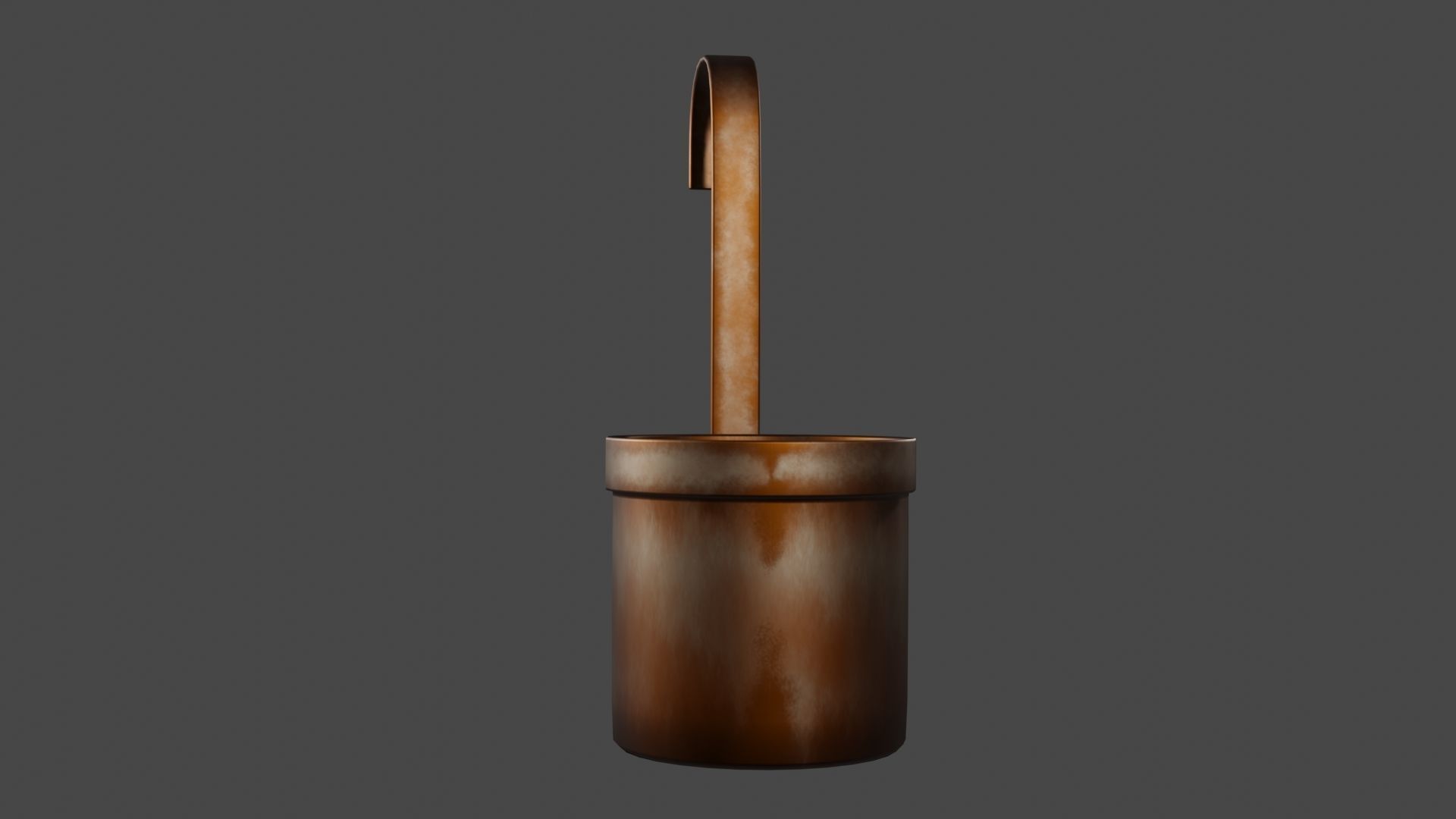 An Old Rusty Kerosene Dipper 3D model_3