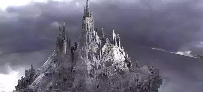 Medieval Saladins Fortress 3D model