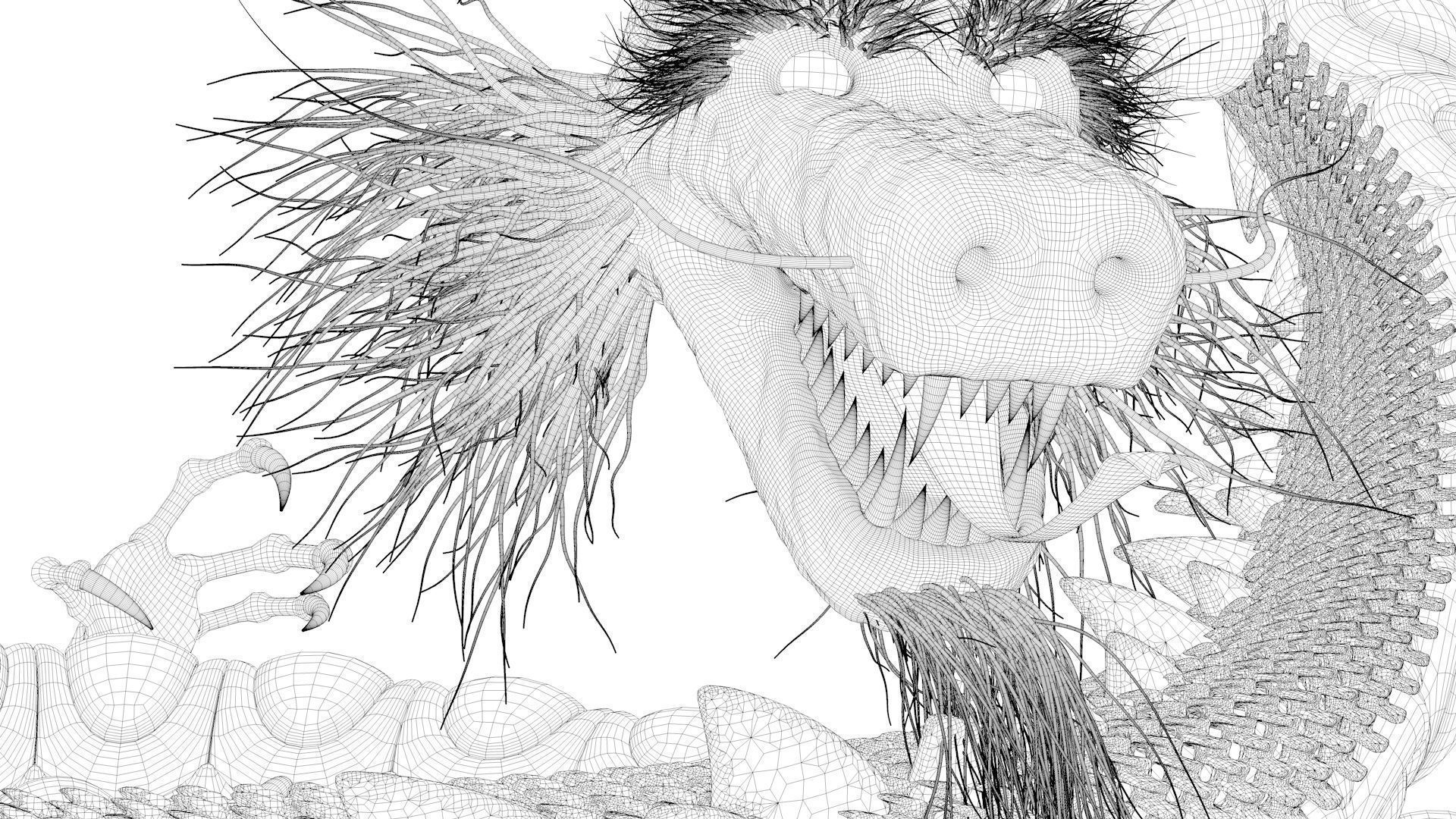 Shenron from Dragon Ball 3D model_28