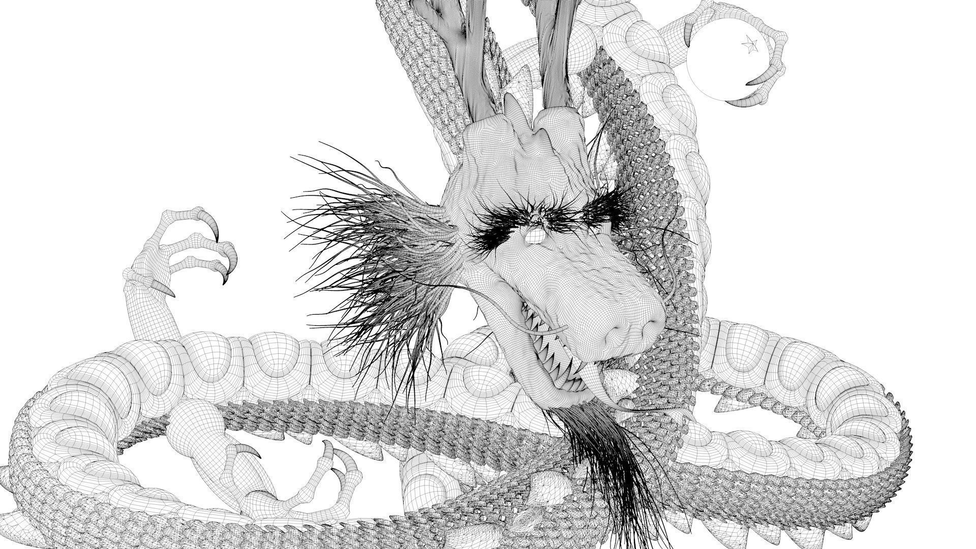 Shenron from Dragon Ball 3D model_23