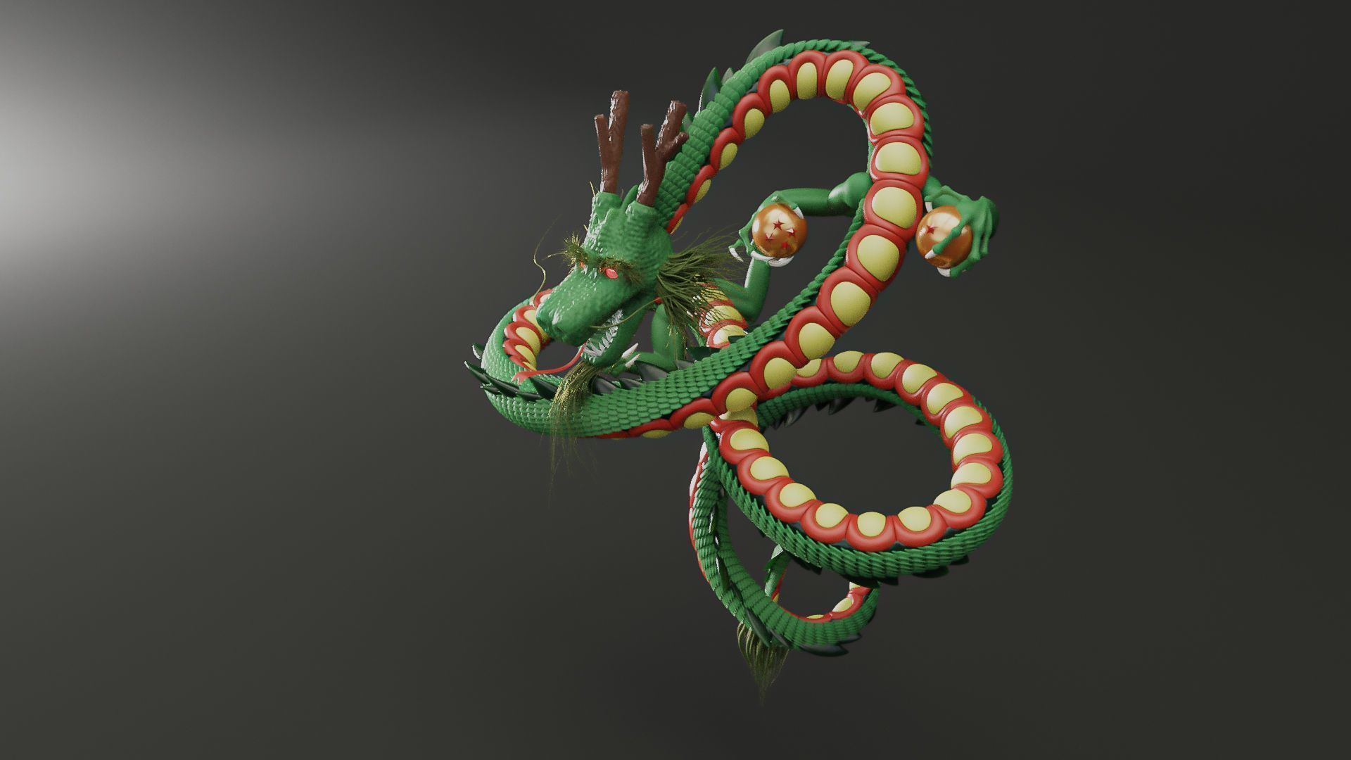 Shenron from Dragon Ball 3D model_2