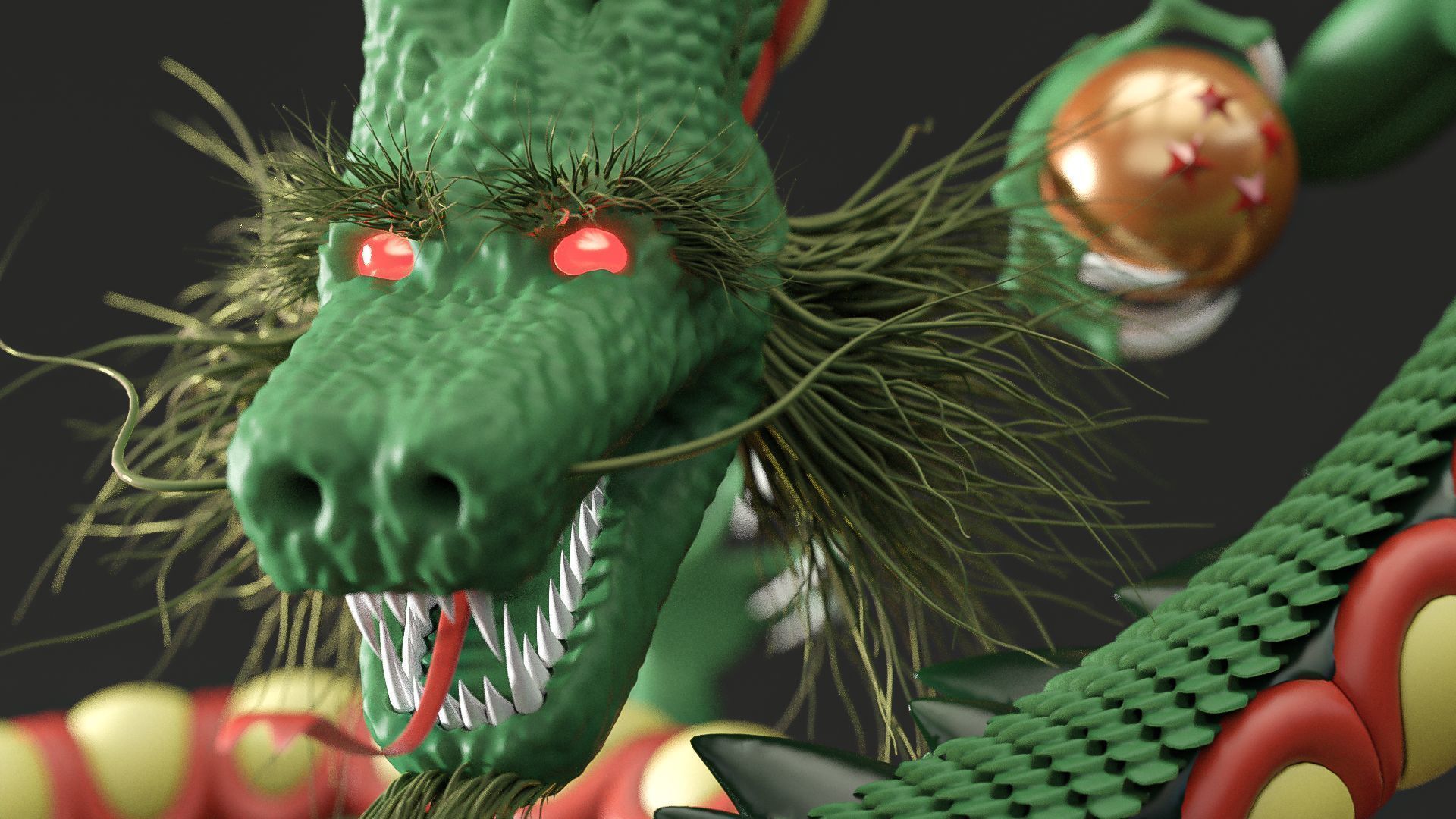 Shenron from Dragon Ball 3D model_12
