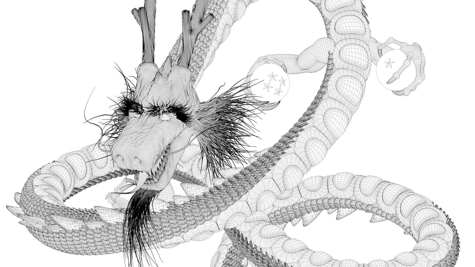 Shenron from Dragon Ball 3D model_24