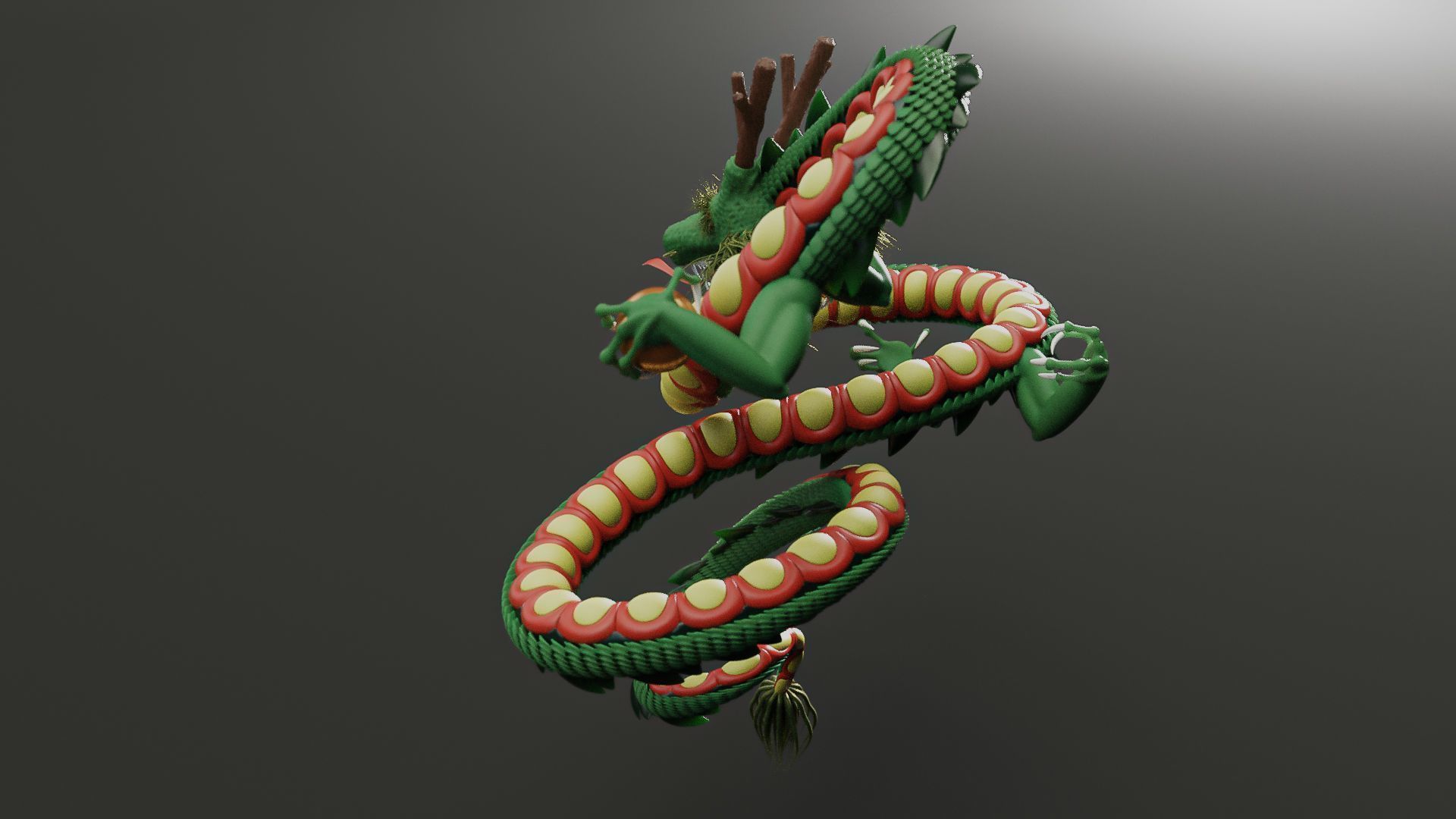 Shenron from Dragon Ball 3D model_3