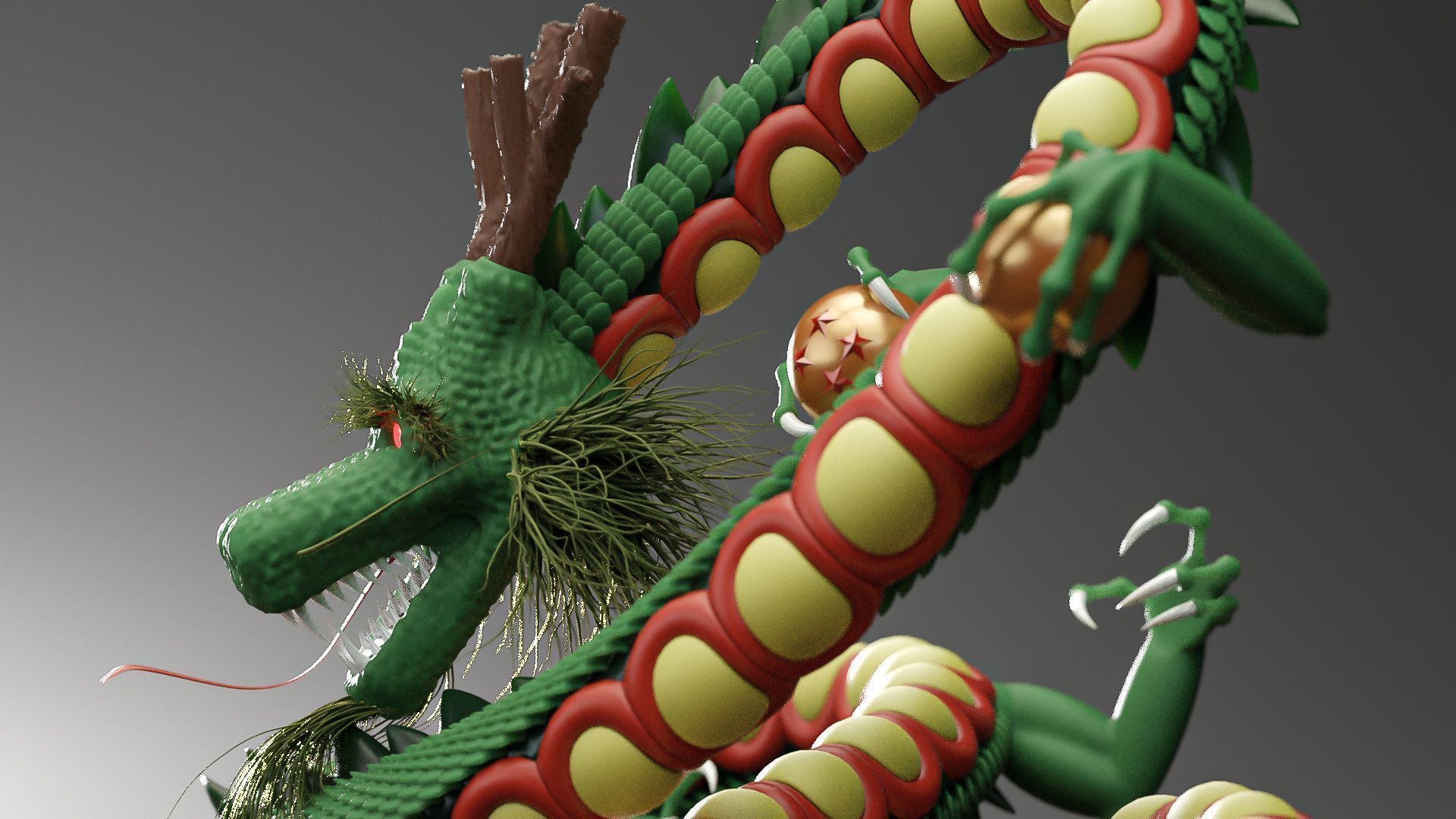 Shenron from Dragon Ball 3D model_10