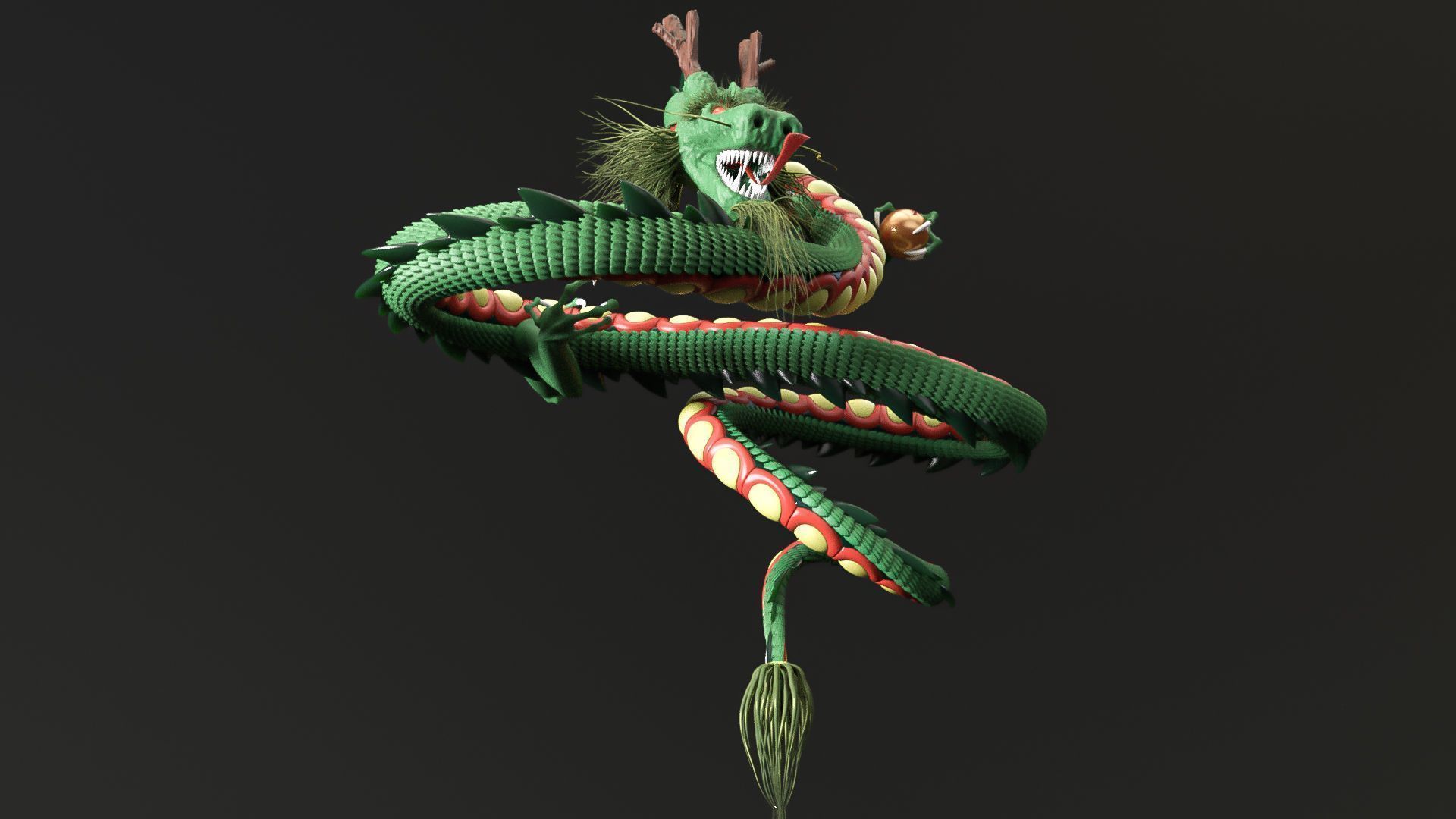 Shenron from Dragon Ball 3D model_7
