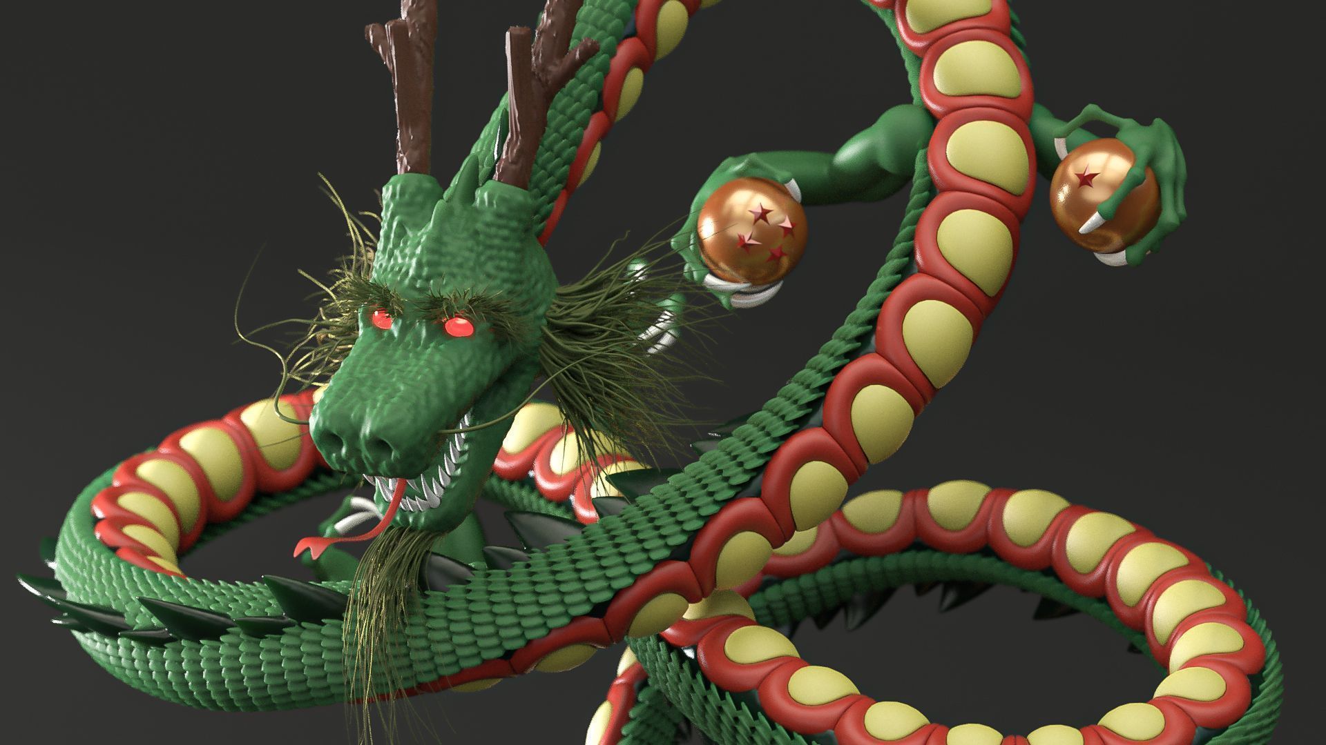 Shenron from Dragon Ball 3D model_9