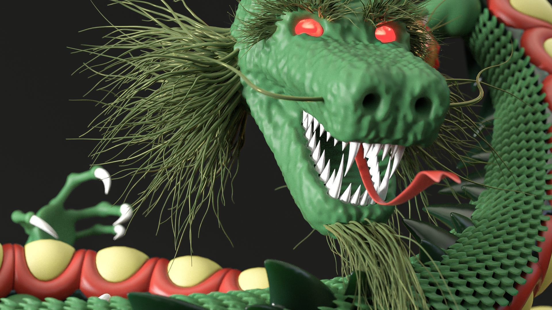 Shenron from Dragon Ball 3D model_13
