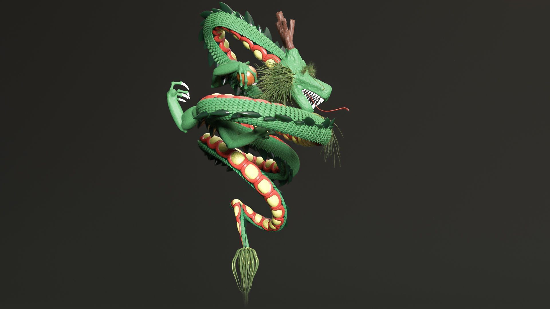 Shenron from Dragon Ball 3D model_6