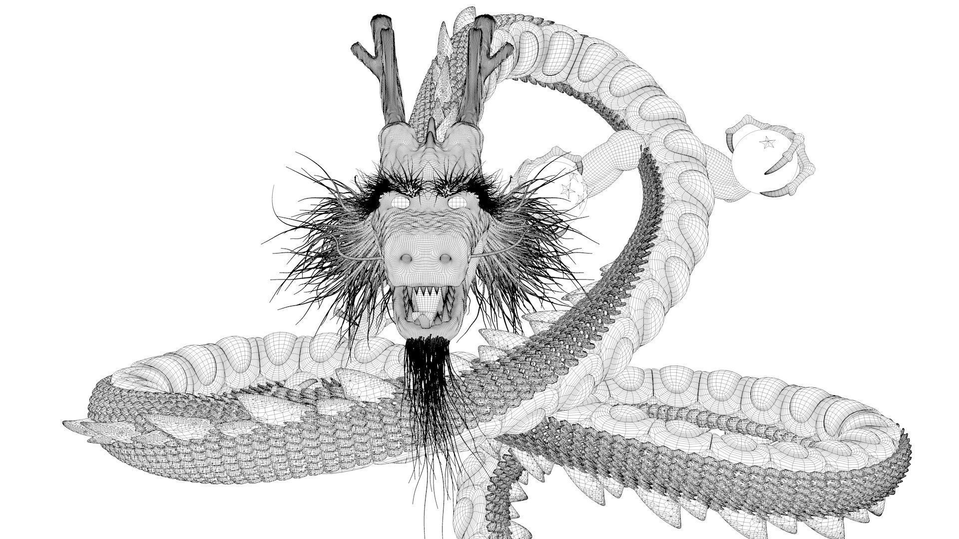 Shenron from Dragon Ball 3D model_15