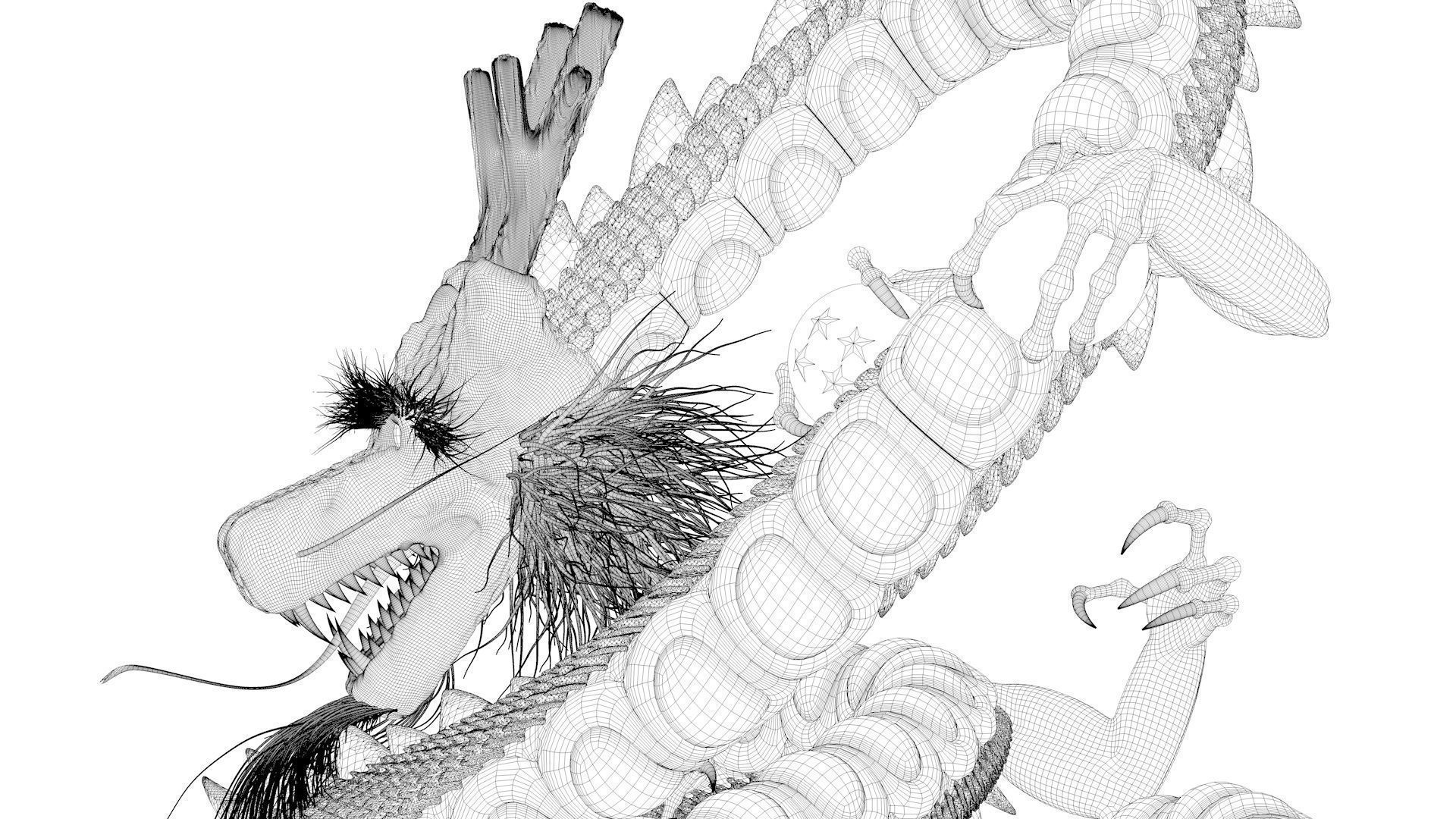 Shenron from Dragon Ball 3D model_25