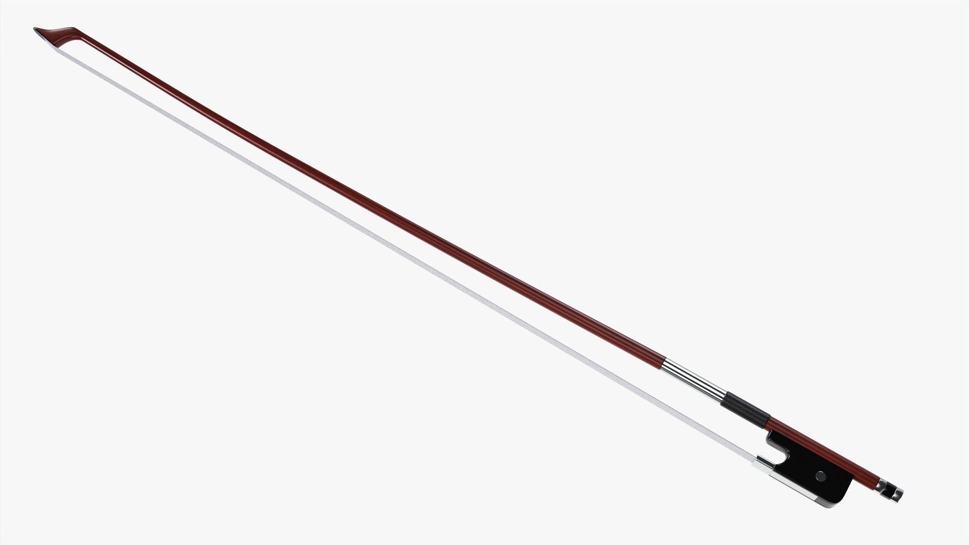 Violin bow 3D model_1