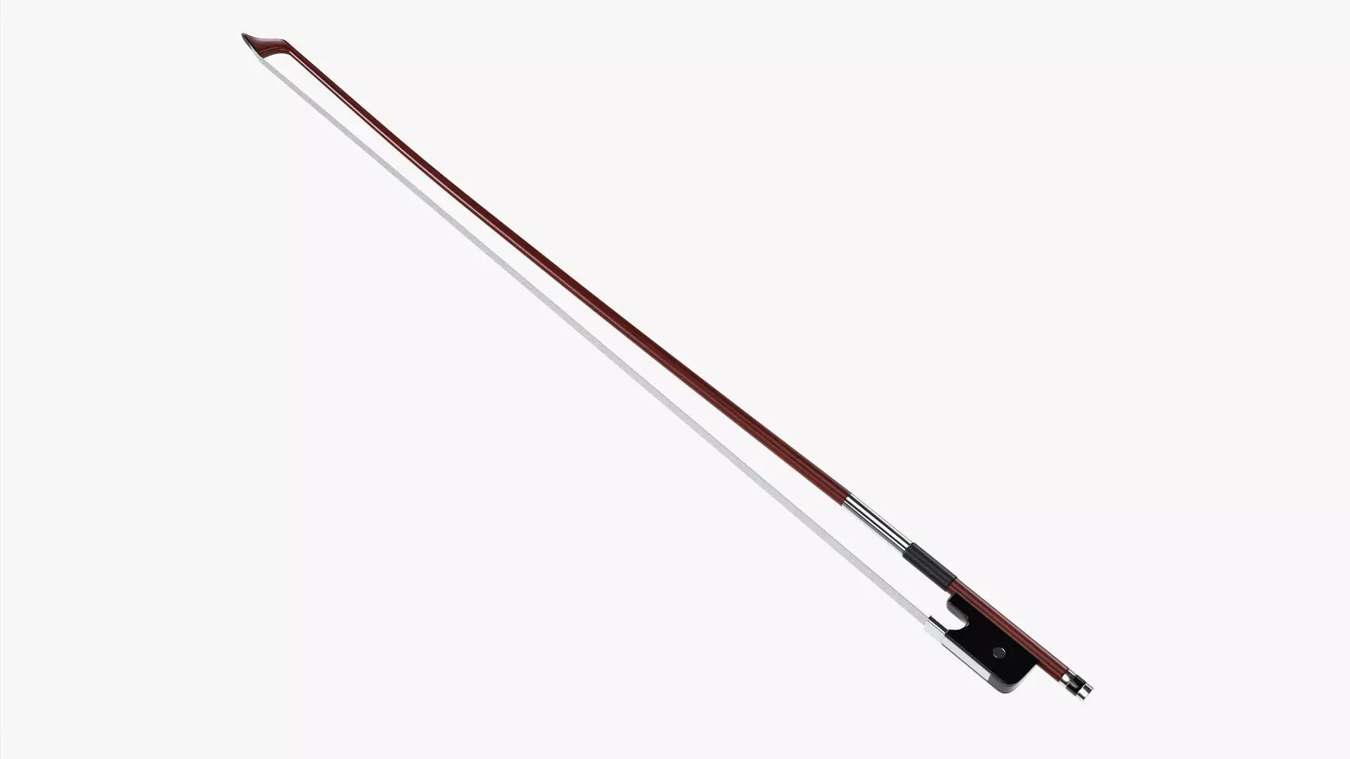 Violin bow 3D model_0