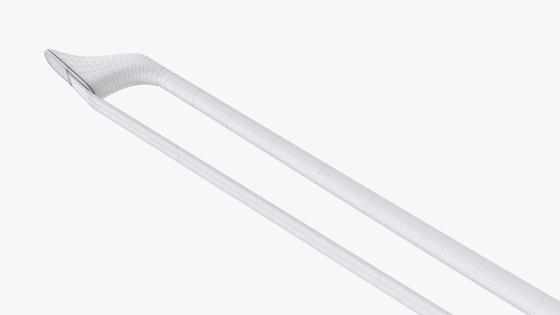 Violin bow 3D model_9