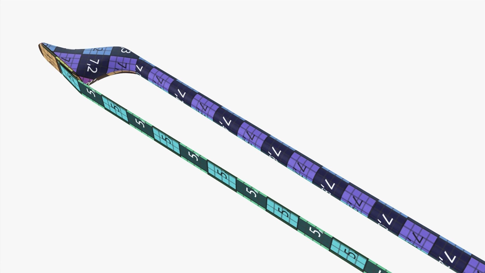 Violin bow 3D model_15