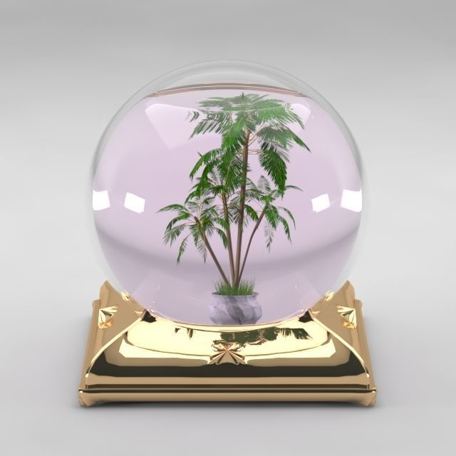 Crystal ball 3D model_1