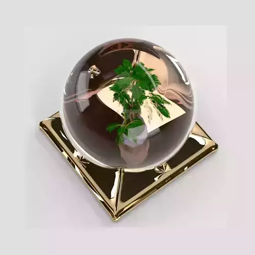 Crystal ball 3D model