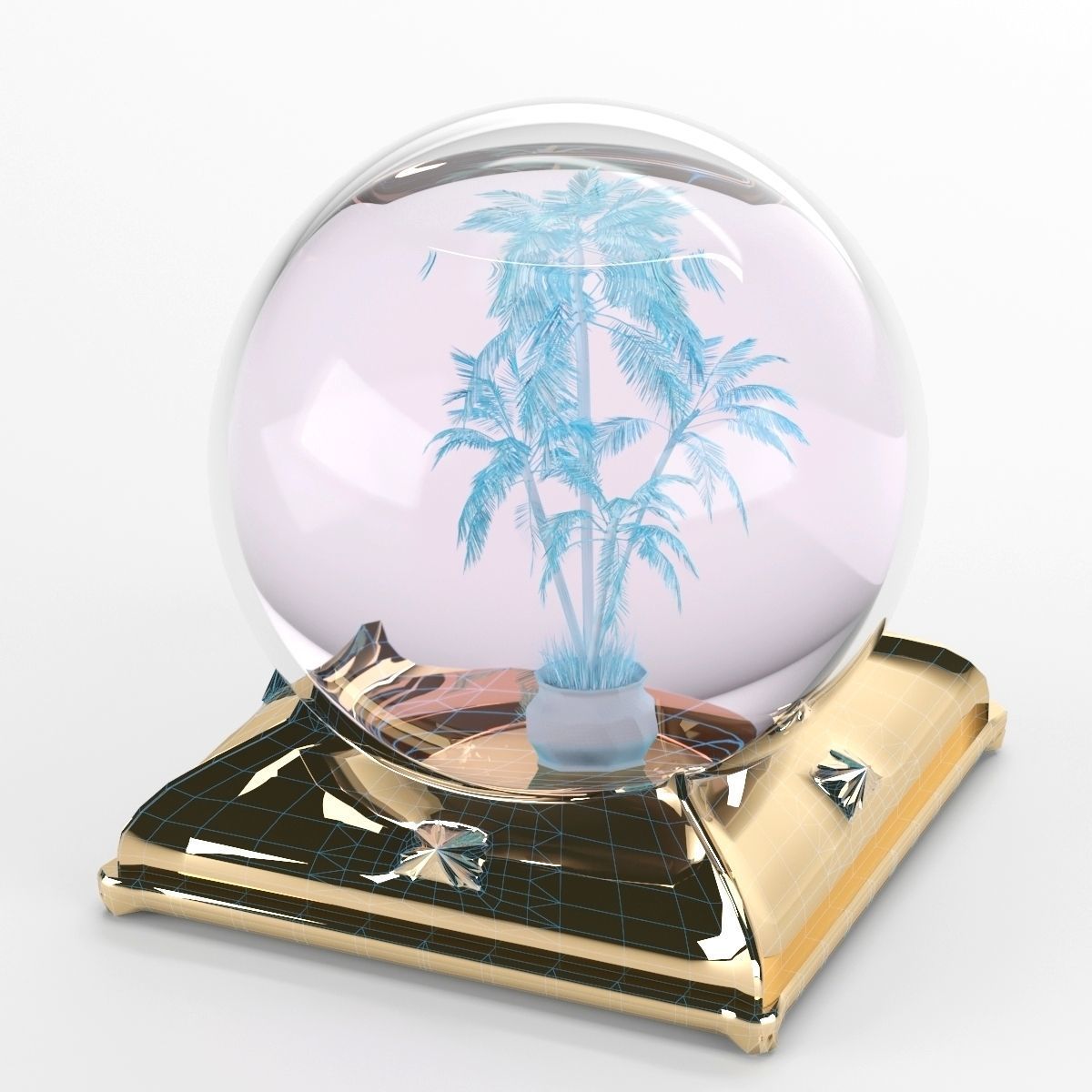 Crystal ball 3D model_7