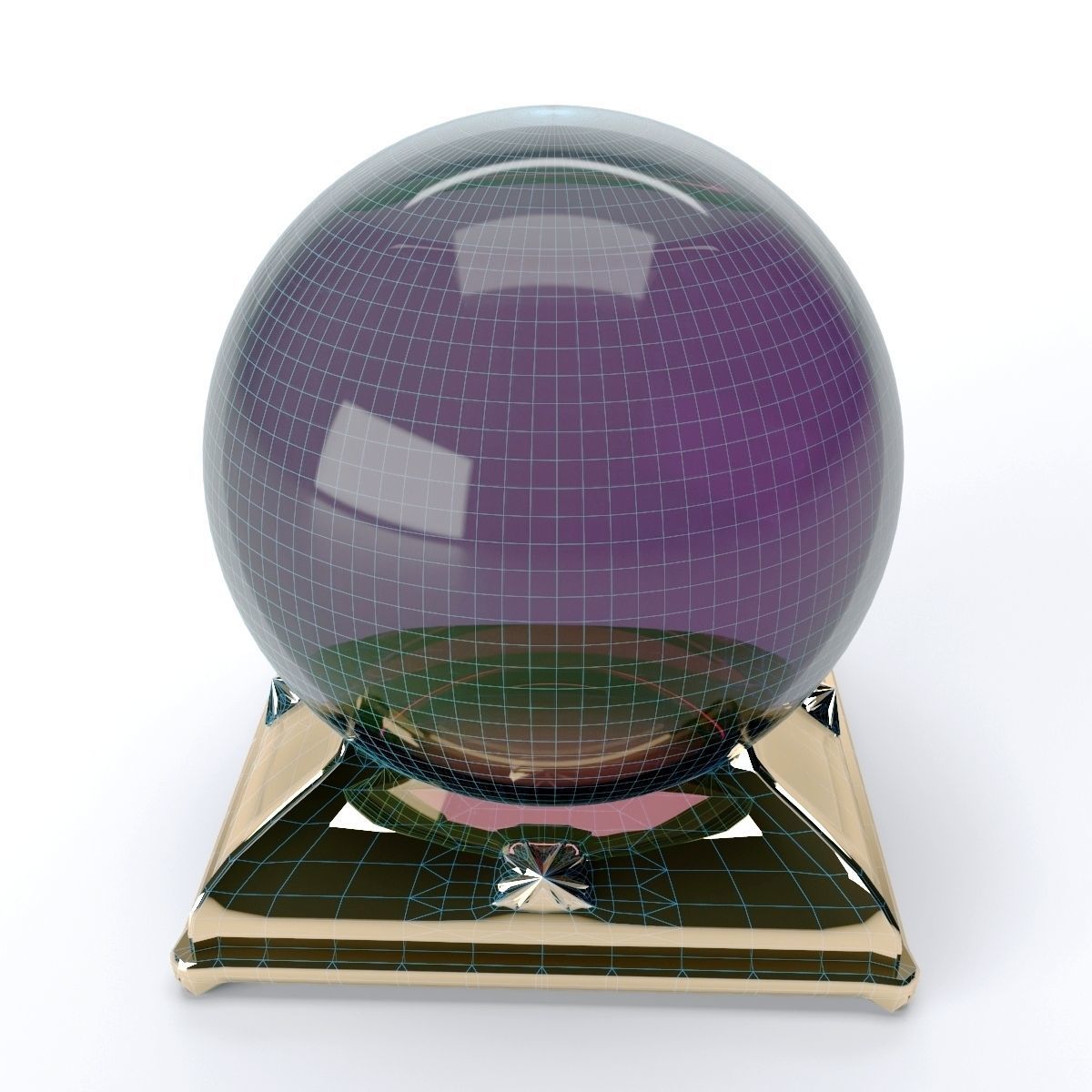 Crystal ball 3D model_8