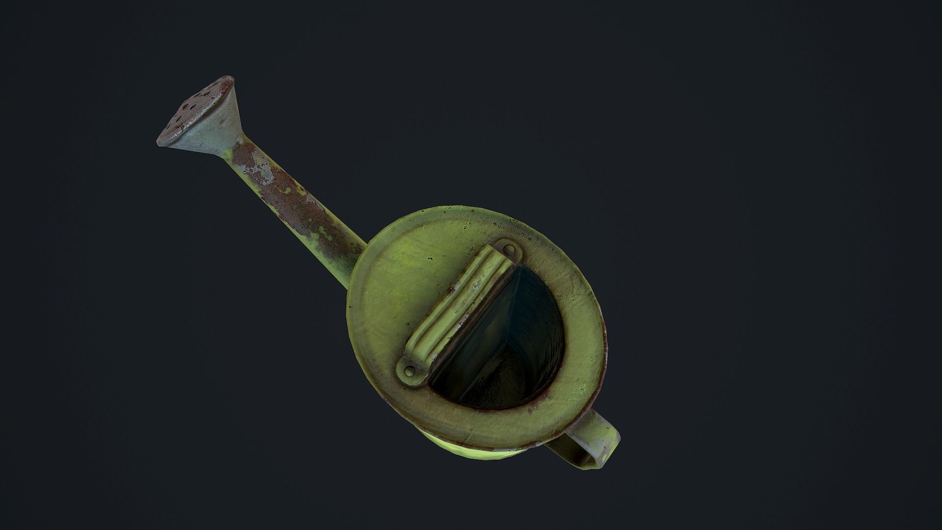 Household Props Low-poly 3D model_10