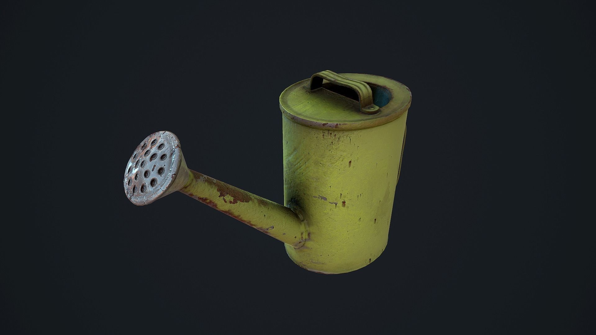 Household Props Low-poly 3D model_8