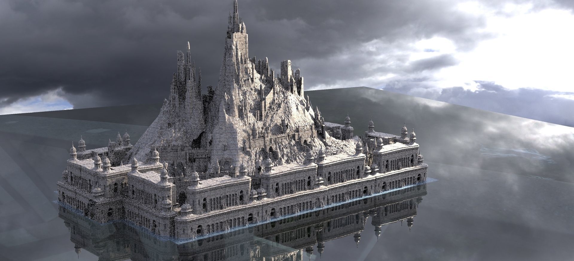 Saracen Crusades Fortress collection Kit bash 3D model_9