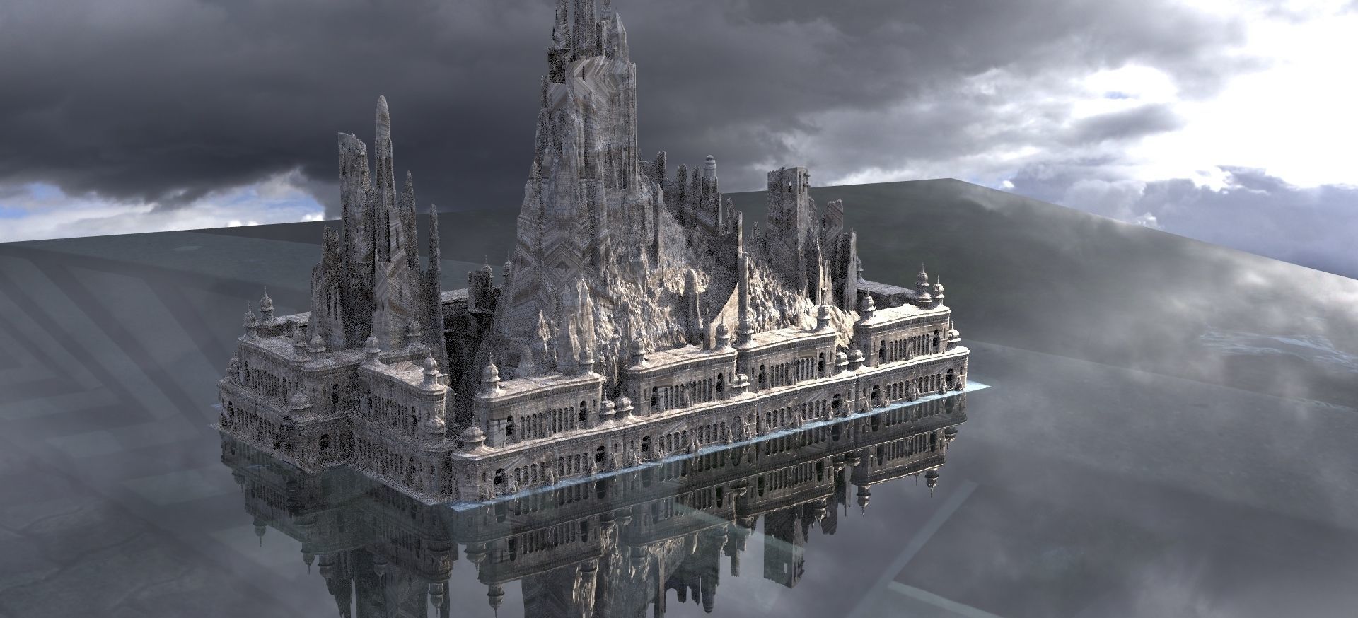 Saracen Crusades Fortress collection Kit bash 3D model_5